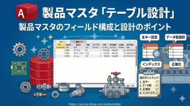 製品マスタ「テーブル設計」