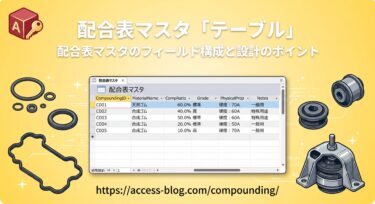 配合表マスタ「テーブル設計」