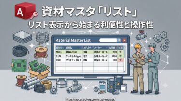 資材マスタ「リスト」